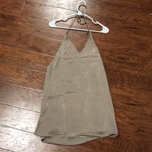 taupe halter neck dress from showpo